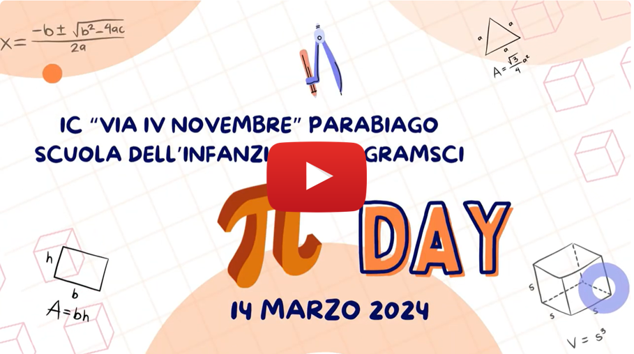 Apri il video su YouTube:"Pi Greco week 2004 - Scuola dell'Infanzia Via Gramsci"