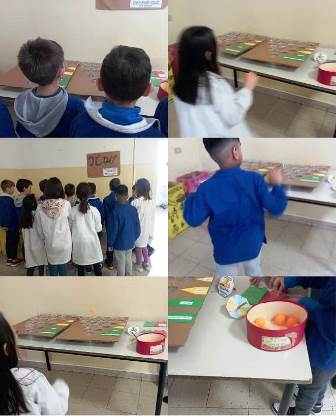 Bambini giocano con la trottola