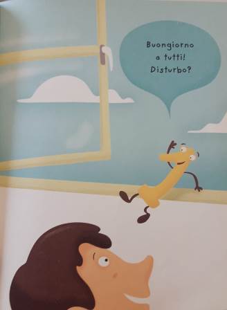 Illustrazione: bambino osserva il numero 1